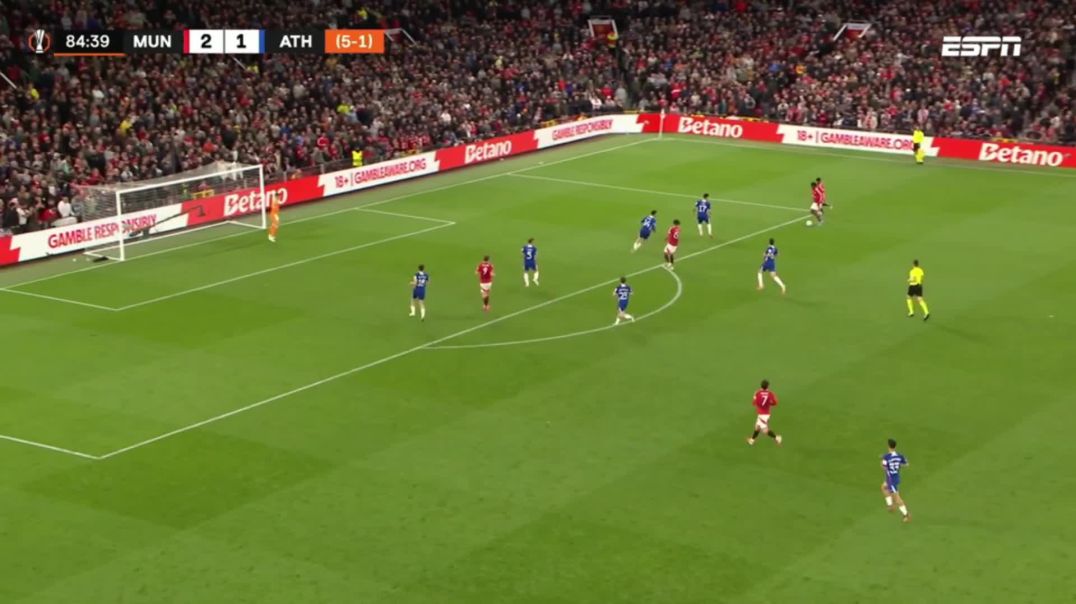 ⁣Manchester United [3] - 1 Athletic Club - Rasmus Højlund 85'