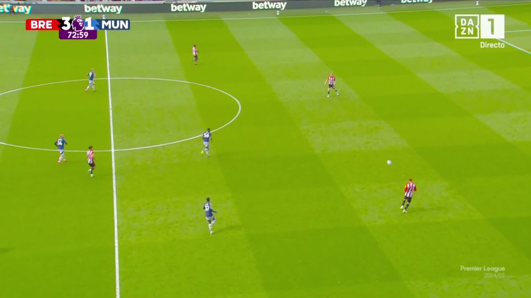 ⁣Brentford [4] - 1 Manchester Utd - Y. Wissa 74'