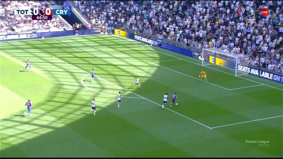 ⁣Tottenham Hotspur 0 - [1] Crystal Palace - Eberechi Eze 45‎'‎