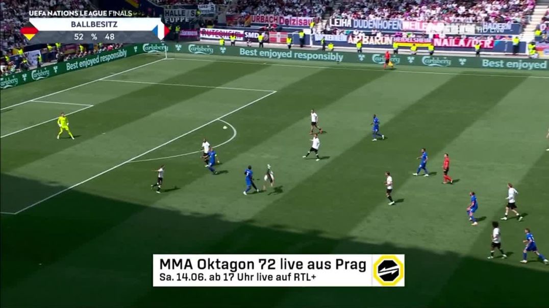 ⁣Germany 0 - [1] France - Kylian Mbappé 45'