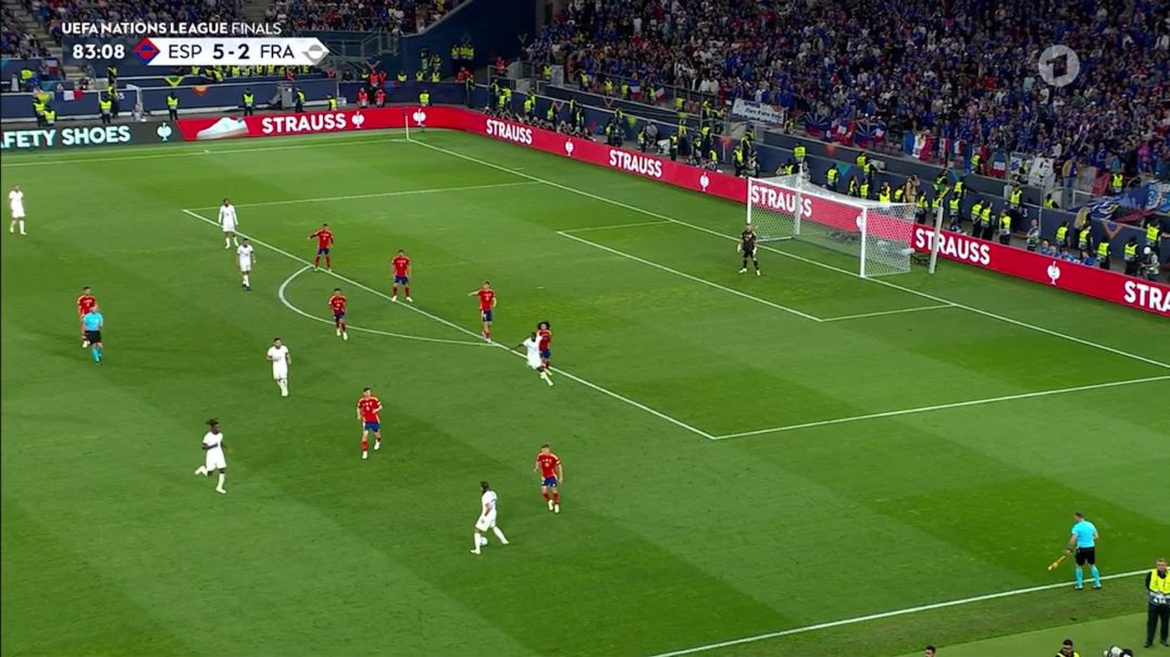 ⁣Spain 5 - [3] France - Dani Vivian 84' OG' Media