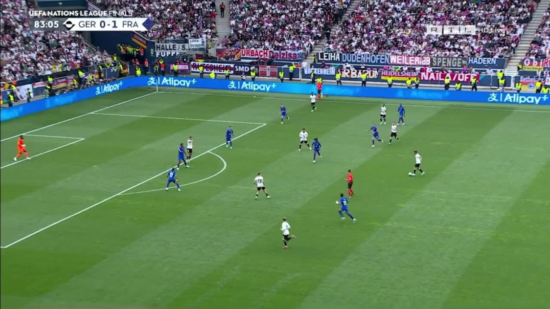 ⁣Germany 0 - [2] France - M. Olise 84'