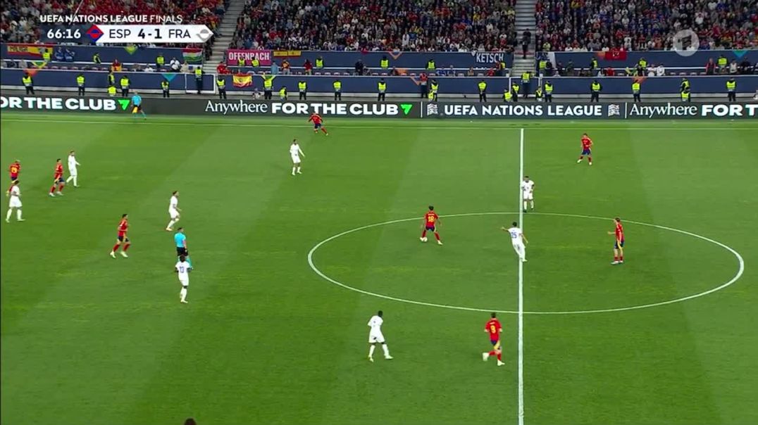 ⁣Spain [5] - 1 France - Lamine Yamal 67'