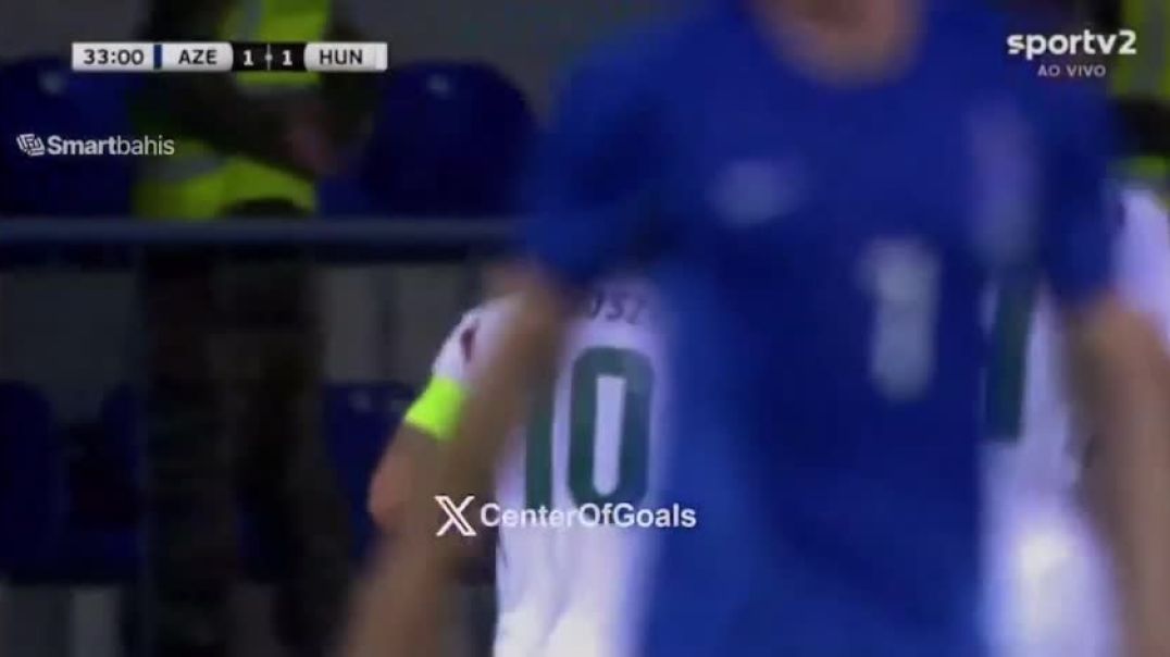 ⁣Azerbaijan 1-[2] Hungary - Dominik Szoboszlai 33'