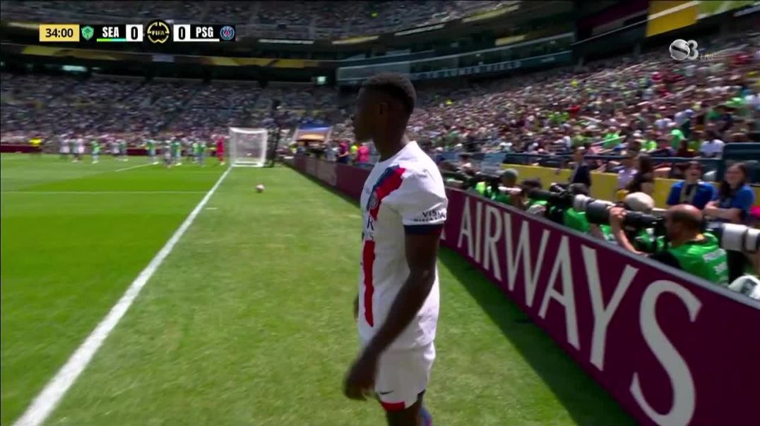 ⁣Seattle Sounders 0 - [1] PSG - Khvicha Kvaratskhelia 35' Media