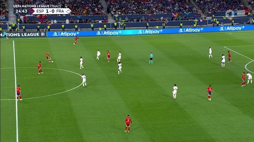 Spain [2] - 0 France - Mikel Merino 25'