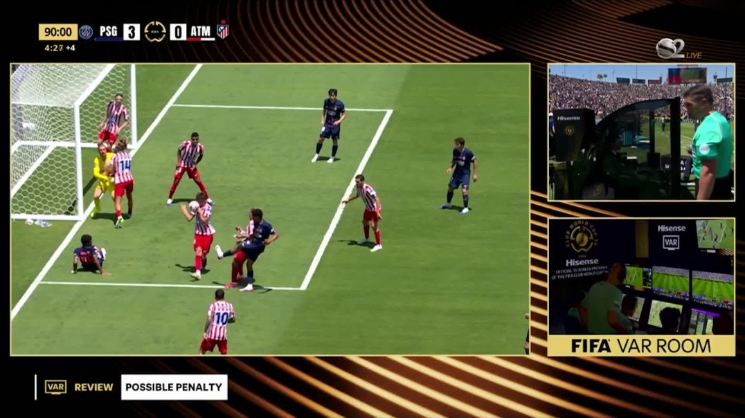 ⁣PSG [4] - 0 Atletico Madrid - Lee Kang-in 90+7' (Penalty)